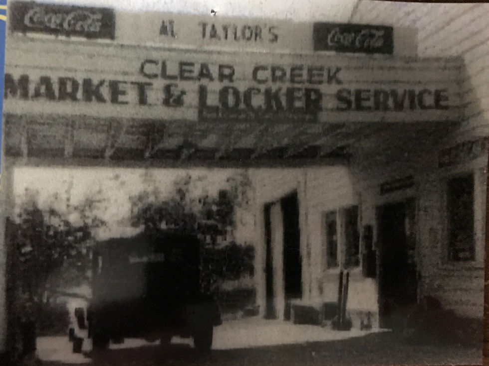 Historic Clear Creek Market storefront